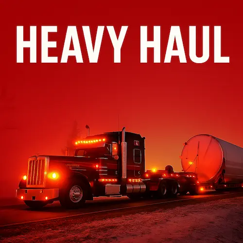 Red coloured Heavy Haul Trucking Red coloured Heavy Haul Trucking