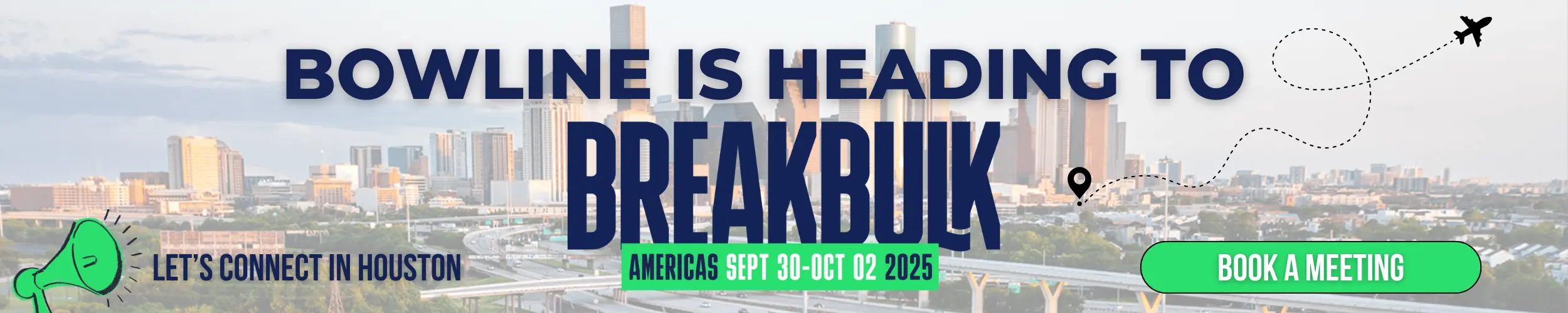 Bowline at Breakbulk Houston Banner